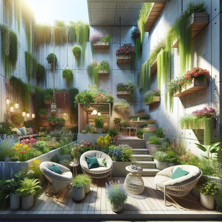 grădina urbană terasă