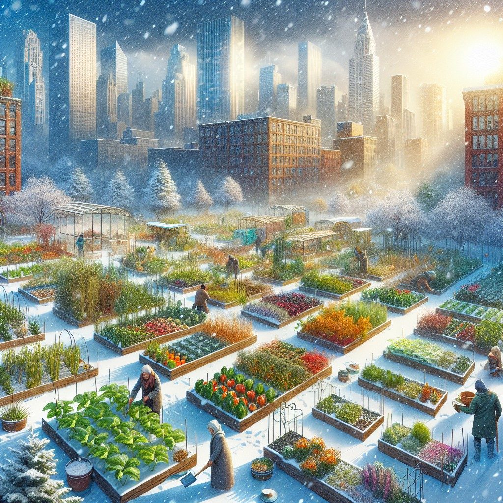 Descoperă beneficiile grădinilor urbane pentru un stil de viață sustenabil iarna